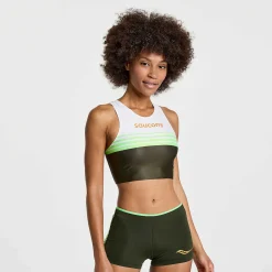 Saucony Elite Crop Top<Women Tops