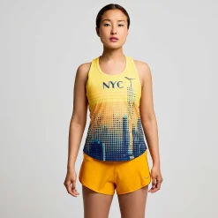 Saucony NYC Stopwatch Graphic Singlet<Women Tops