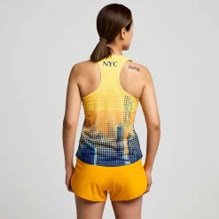 Saucony NYC Stopwatch Graphic Singlet<Women Tops