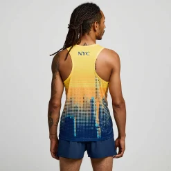 Saucony NYC Stopwatch Graphic Singlet< Tops