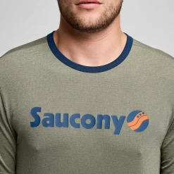 Saucony Stopwatch Graphic Short Sleeve< Tops