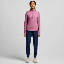 Saucony Triumph 3D 1/2 Zip<Women Tops